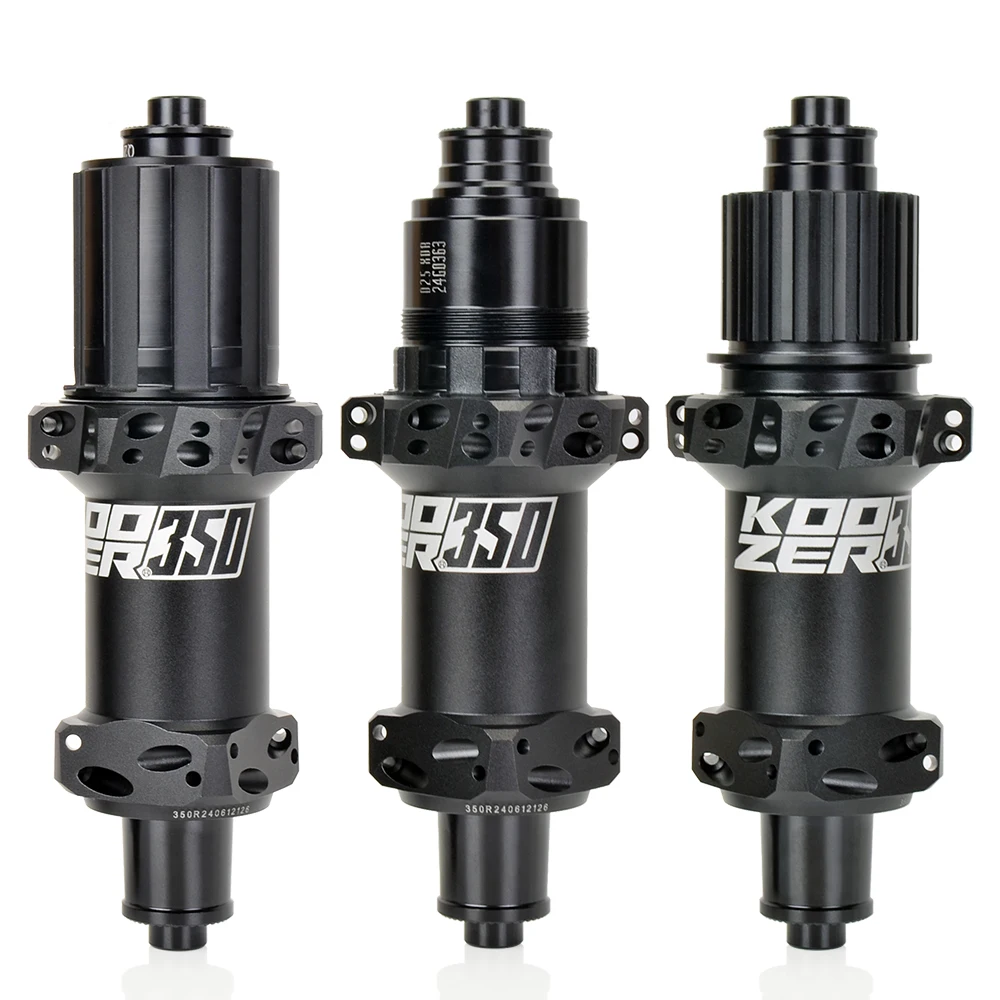 Koozer 350 Road Hubs Rear Ratchet 40T HGR XDR MSR 8-12s 20H 24H 5x130 mm Caliper Rim Brake Straight Pull Bike Parts Bicycle Hub