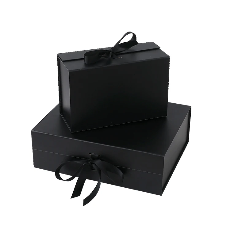 LOW Price Colorful Magnetic Closure Folding Paper Gift Box for Clothes Packaging with Ribbon