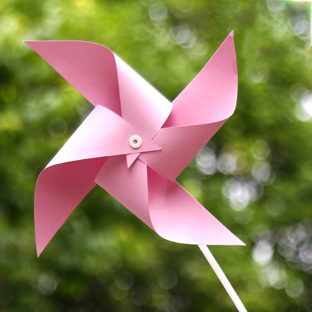 DIY windmill handmade materials for kindergarten children outdoor decorative toys Homemade materials pack colorful small paper