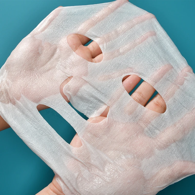 Ultra-thin silk face mask sheet DIY deep skin care Moisturizing hydrating Soothing whitening skin care Dry facial mask paper