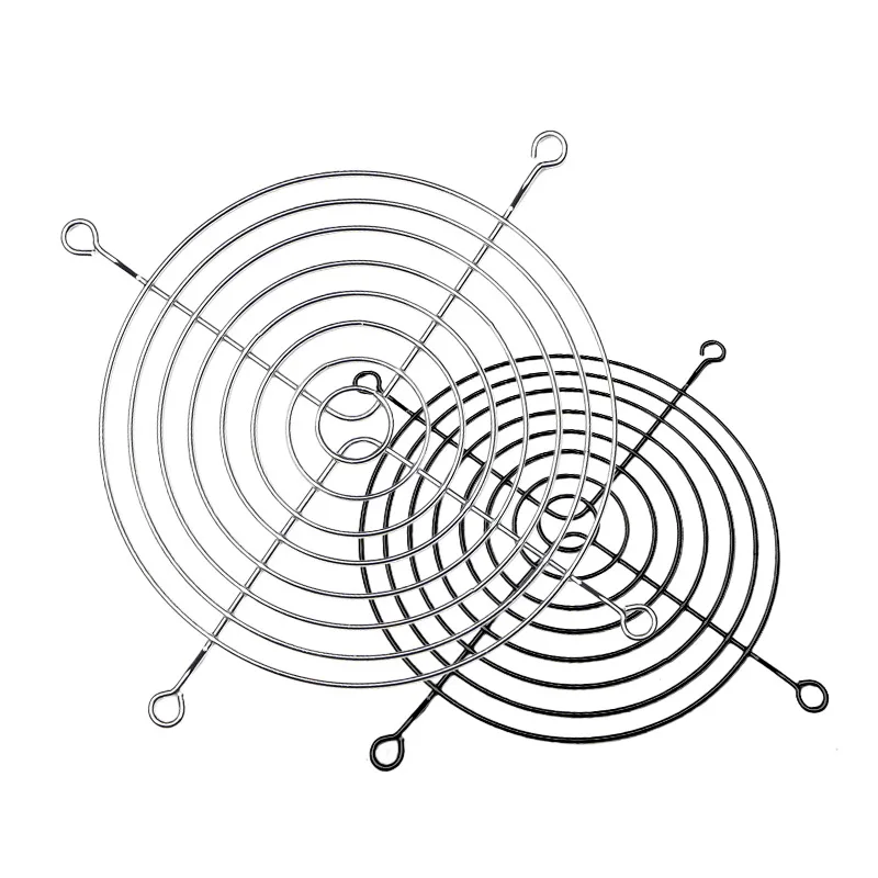 120mm Standard DC 48V Black Silver Electroplated 120 Dust Guard Fan 120mm