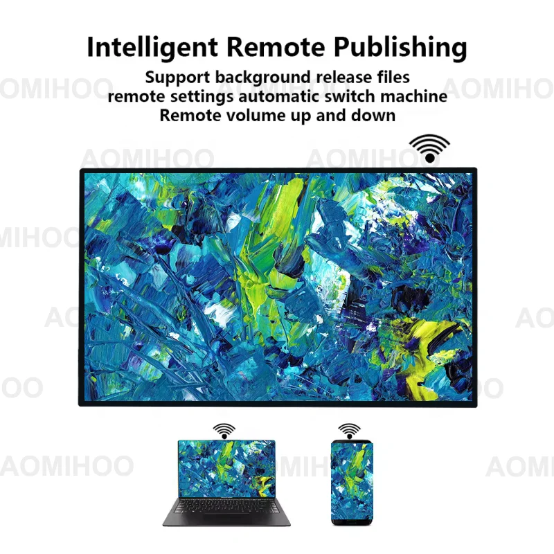 Hot Selling Wall Mount TFT Display Advertising Monitors Aluminum Indoor Narrow Edge Digital Signage Shop Window Screen Promotion