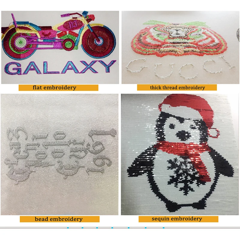 Flat/T-shirt/Shoes/Garment 12/15 niddles embroidery machine 350x500mm industry embroidery machine MT-1201/MT-1501 software