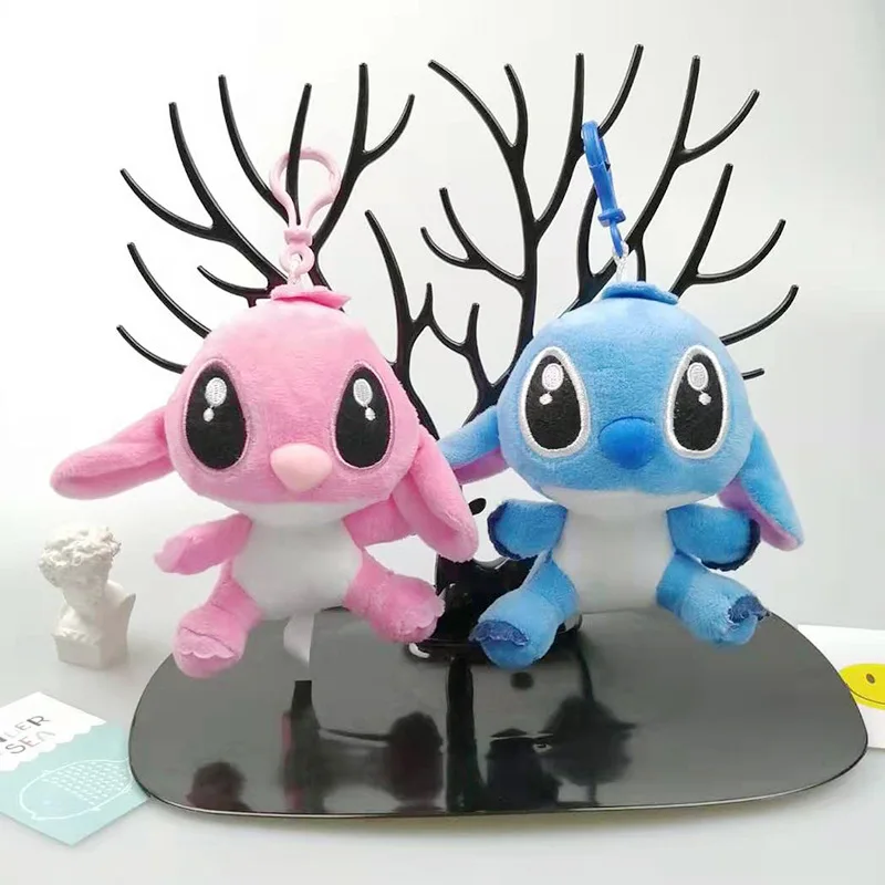 2022 New Kawaii Stitch Plush Doll 12cm Toys Anime Lilo and Stitch Plush Toys for Kids gifts