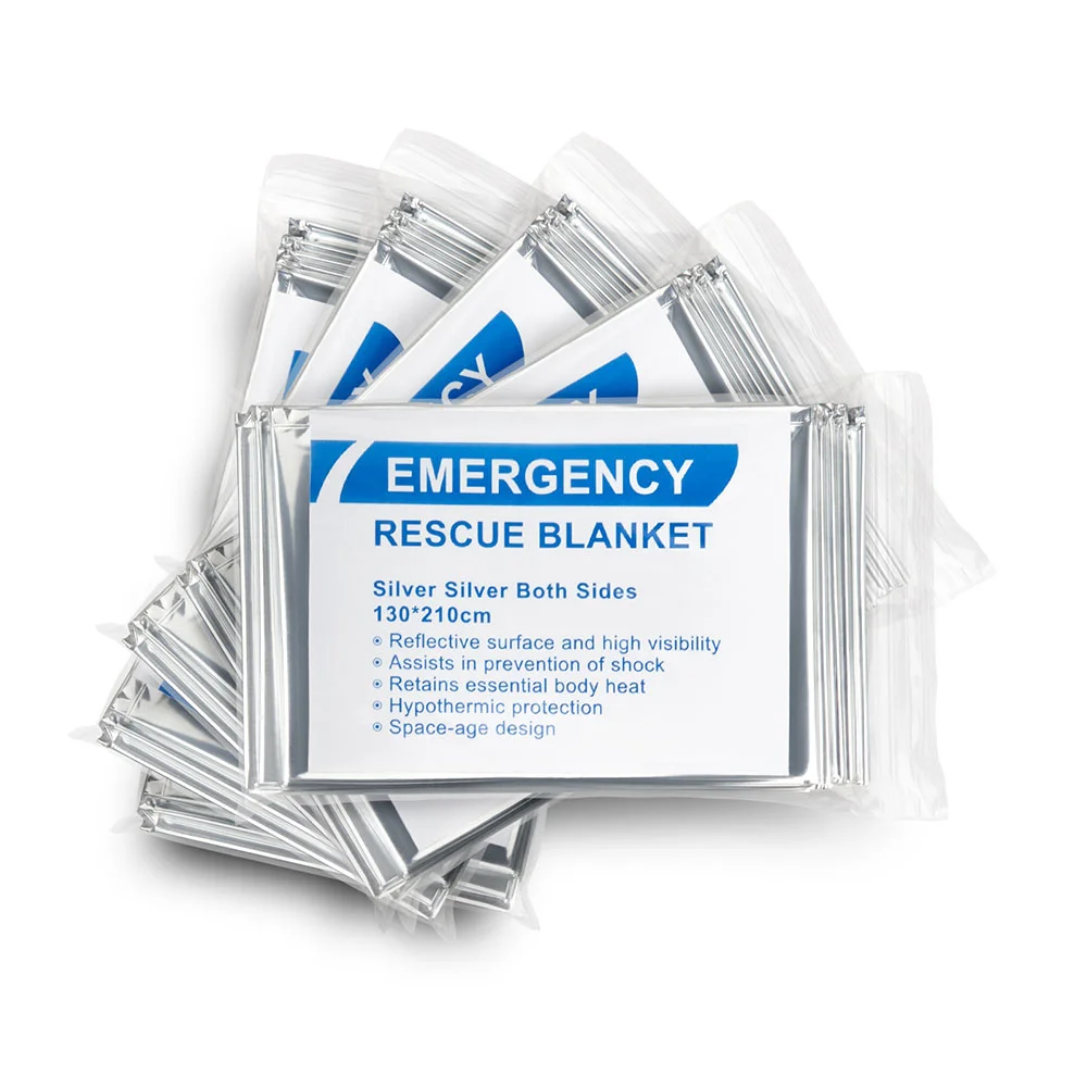 Reflective Space Thermal Double silvered Customized Emergency Rescue Mylar Foil Sauna Blanket
