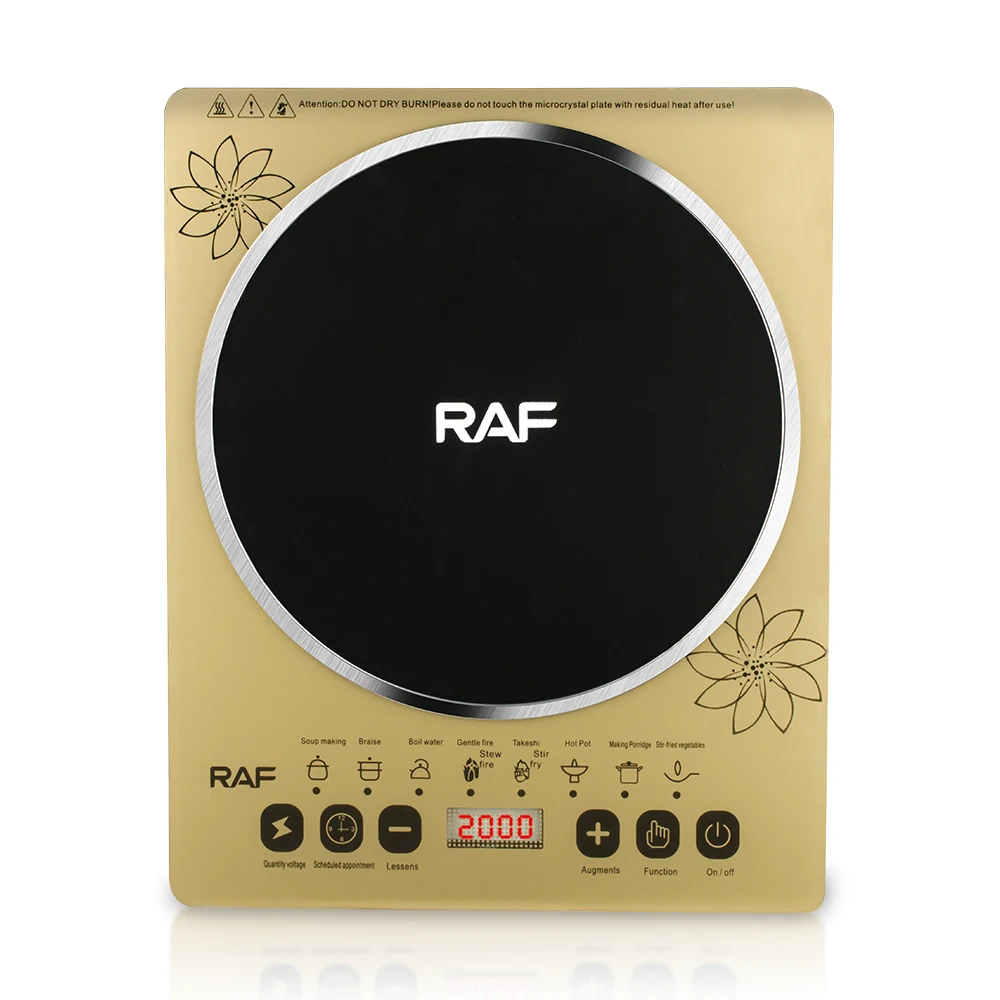 Rapid Therm 2000w Portable Electric  Induction Cooktop Hot Plate Induction Burner Easy Clean