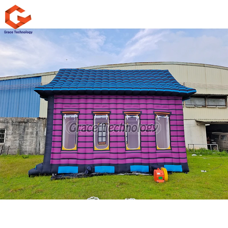 Giant LED Lighting Inflatable Club House Wedding Inflatable Bar Booth Tent for Party Event