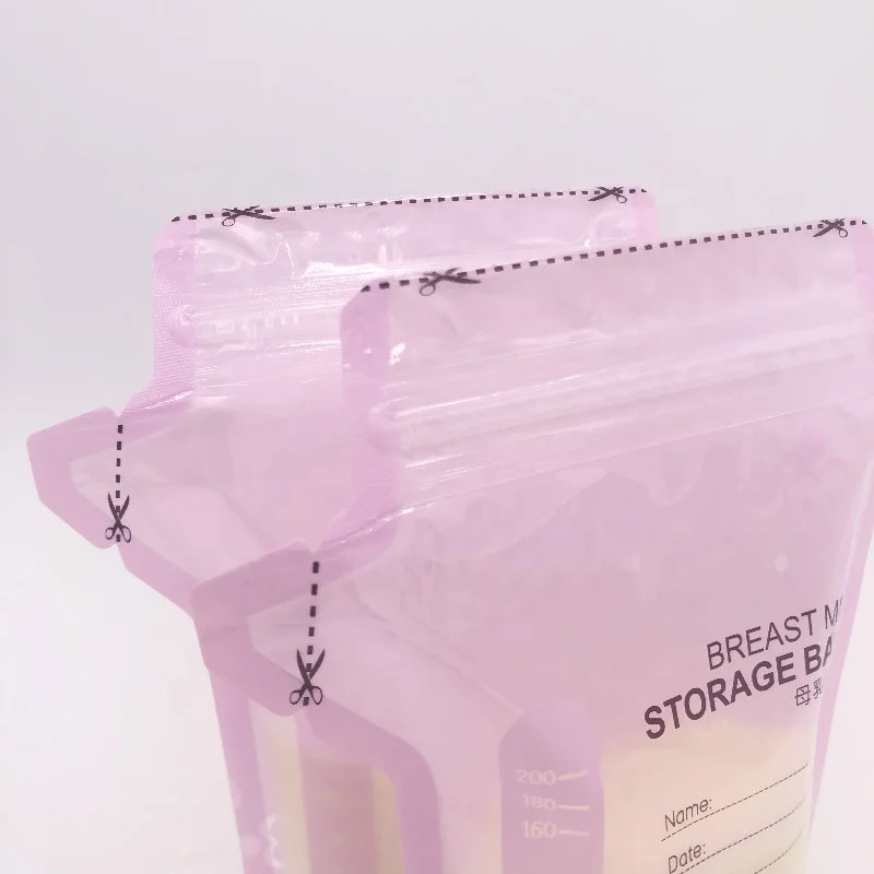 Wholesale temperature thermal sensor breast milk storage bag for feeding