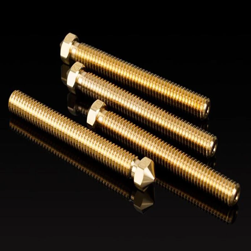 WS2293 3D printer accessories large flow and large diameter brass nozzle extended volcano super nozzle E3D nozzle