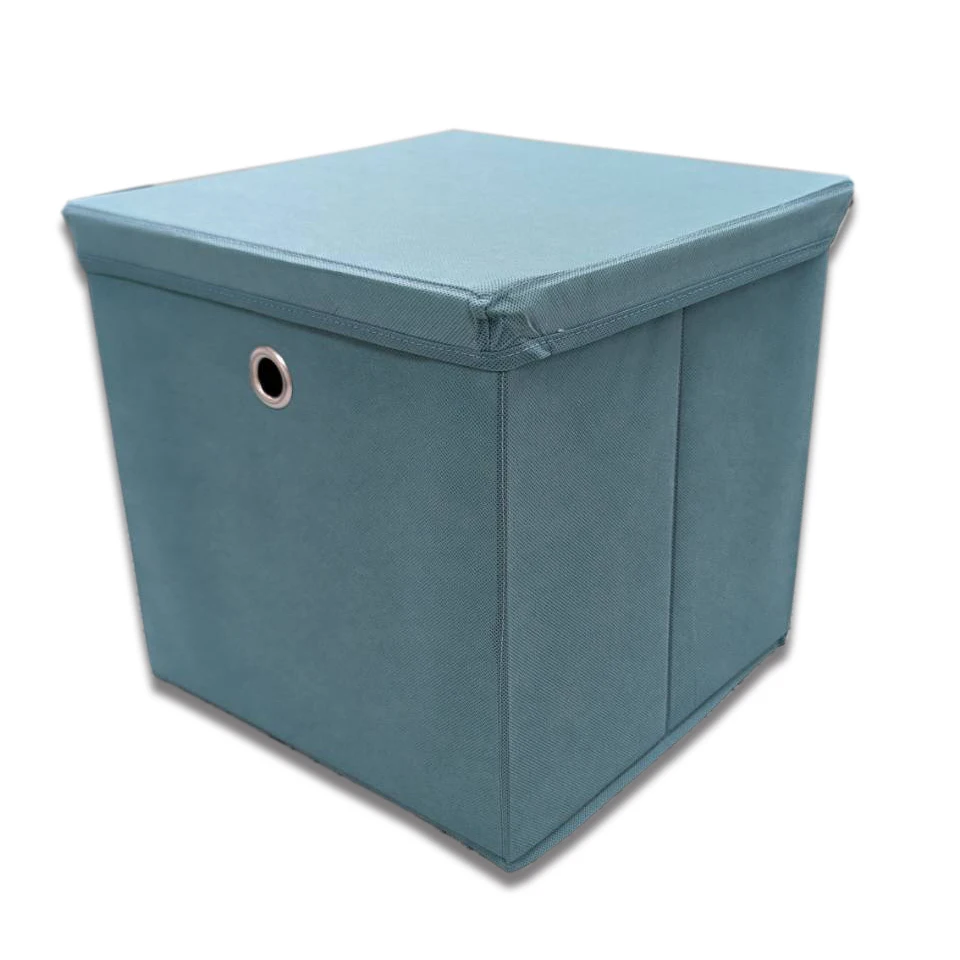 Коробка для хранения одежды синего цвета 12 2x12 2x11 8 дюймов