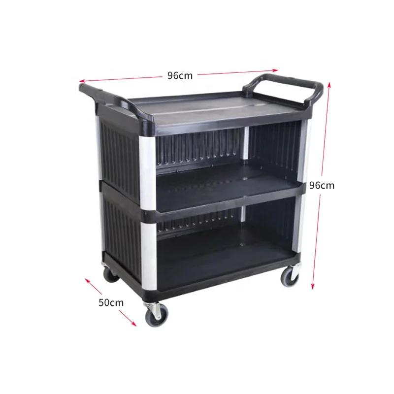 Firm and Durable Restaurant Service  Food Cart Trolley Cart Food Delivery Car Kitchen Service Trolleys