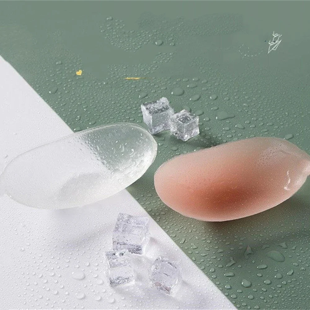 shoulder pads Self Adhesive Silicone Shoulder Pad Naturally Soft Breathable Anti-Slip Sponge Shoulder Push-up Pad DIY