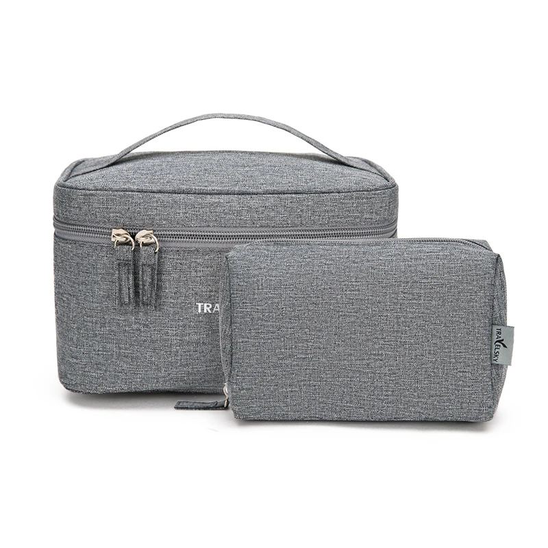 2024 Hot Sale Portable Custom Water-Resistant Make Up Cosmetic Bag Wholesale Customized Travel Hanging Toiletry Bag