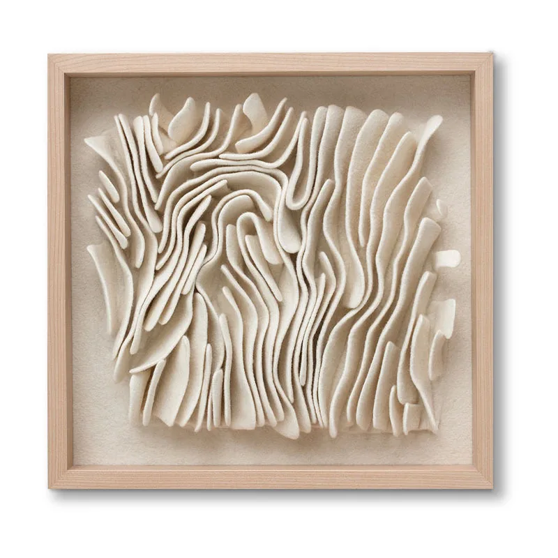 Living Room  Decor Mixed Media Wall Art Handmade Soft Clay Artwork 3D Painting Abstract Wall Decorations For Home