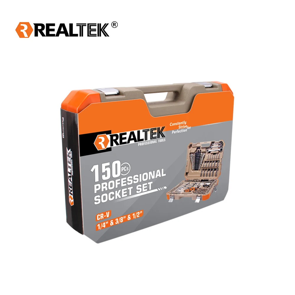 Набор инструментов Realtek CRV Многофункциональный 150 шт. сокет мастерская мобильный ремонтный механический ящик