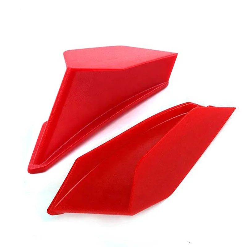 White/Black/Blue/Red Plastic Curve Motorcycle Dynamic Winglet Aerodynamic Wing Kit Universal for Honda/Yamaha/Suzuki/Kawasaki