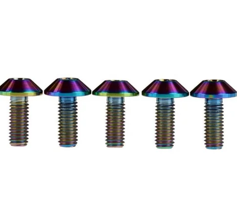 Gr5 Titanium Motorcycle Bolts Titanium Alloy Screws