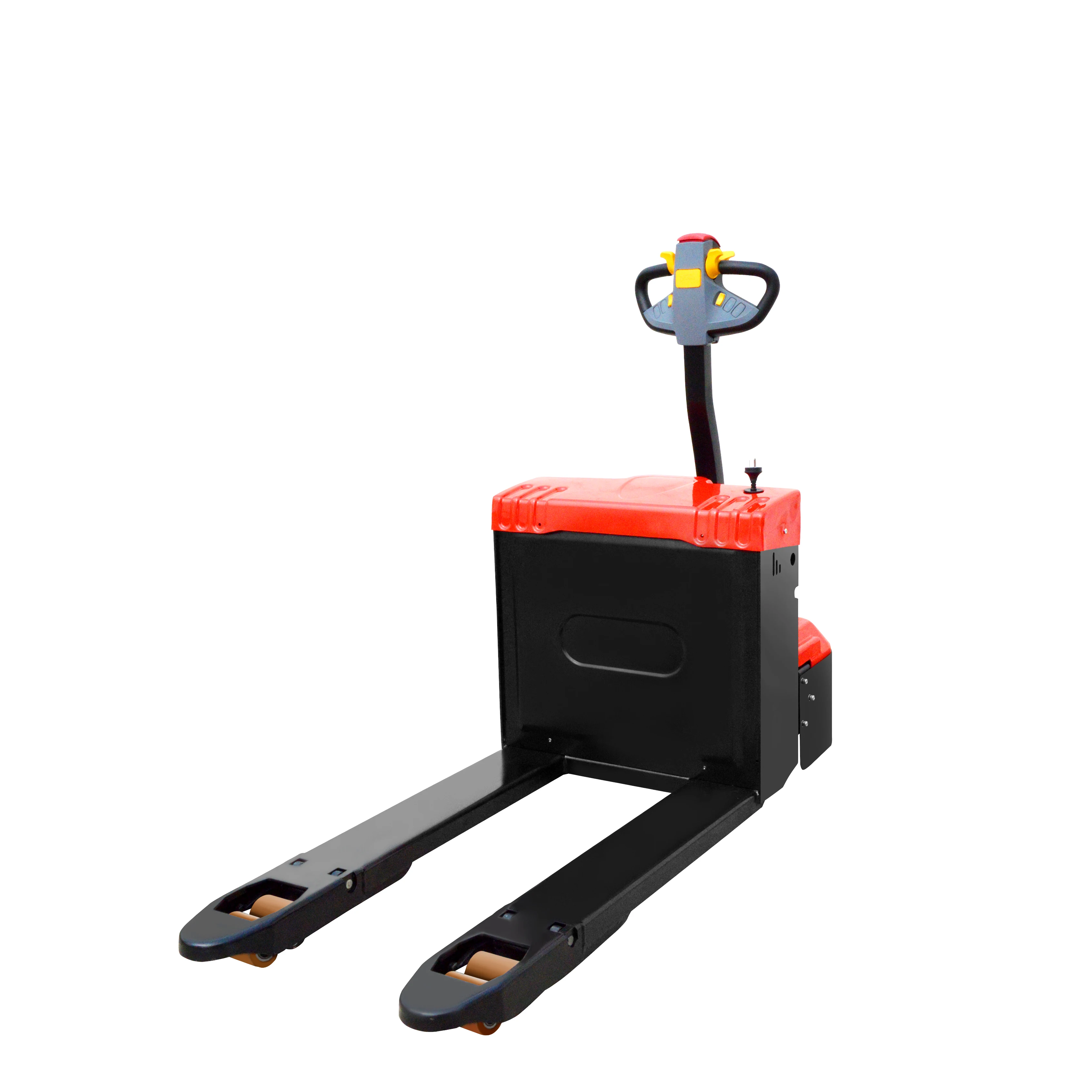 2ton Semi Electric Pallet Jack Battery Pallet Truck with PU Nylon Wheel