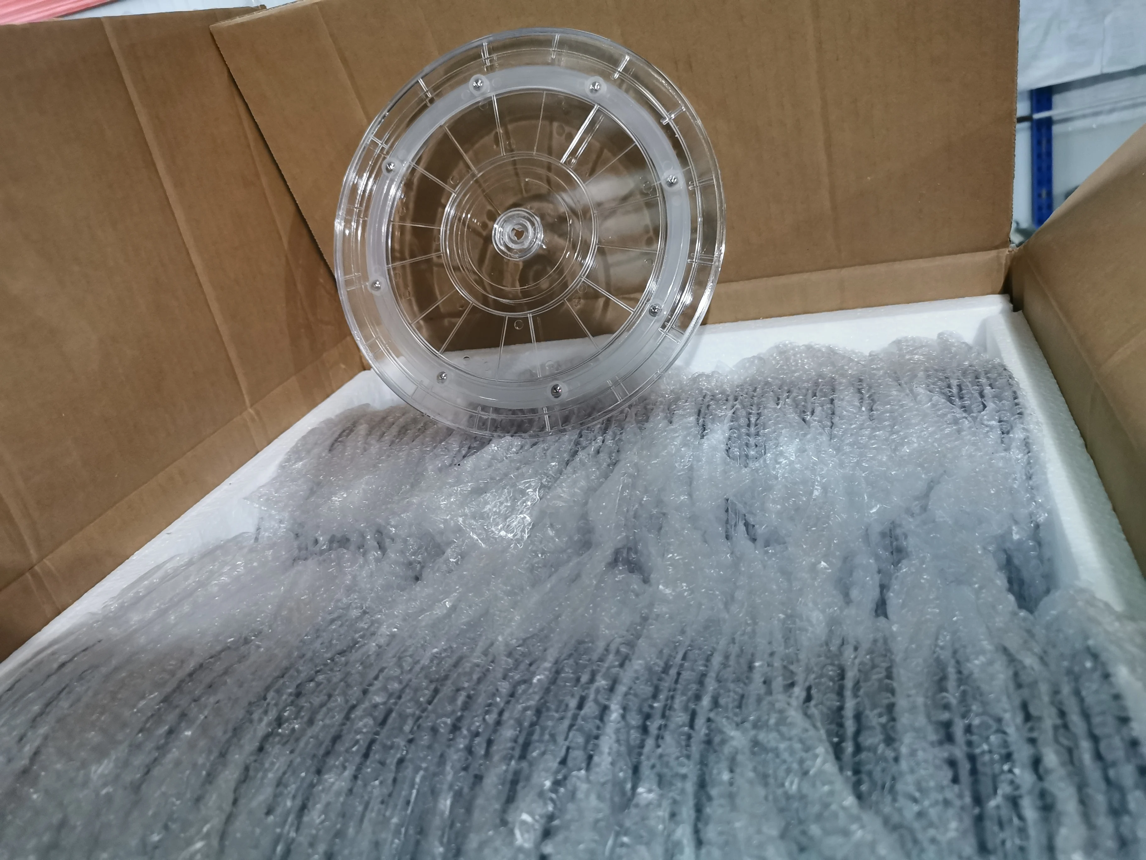 Plastic manual turntable  high load glasses rotating display stand accessories acrylic turntable