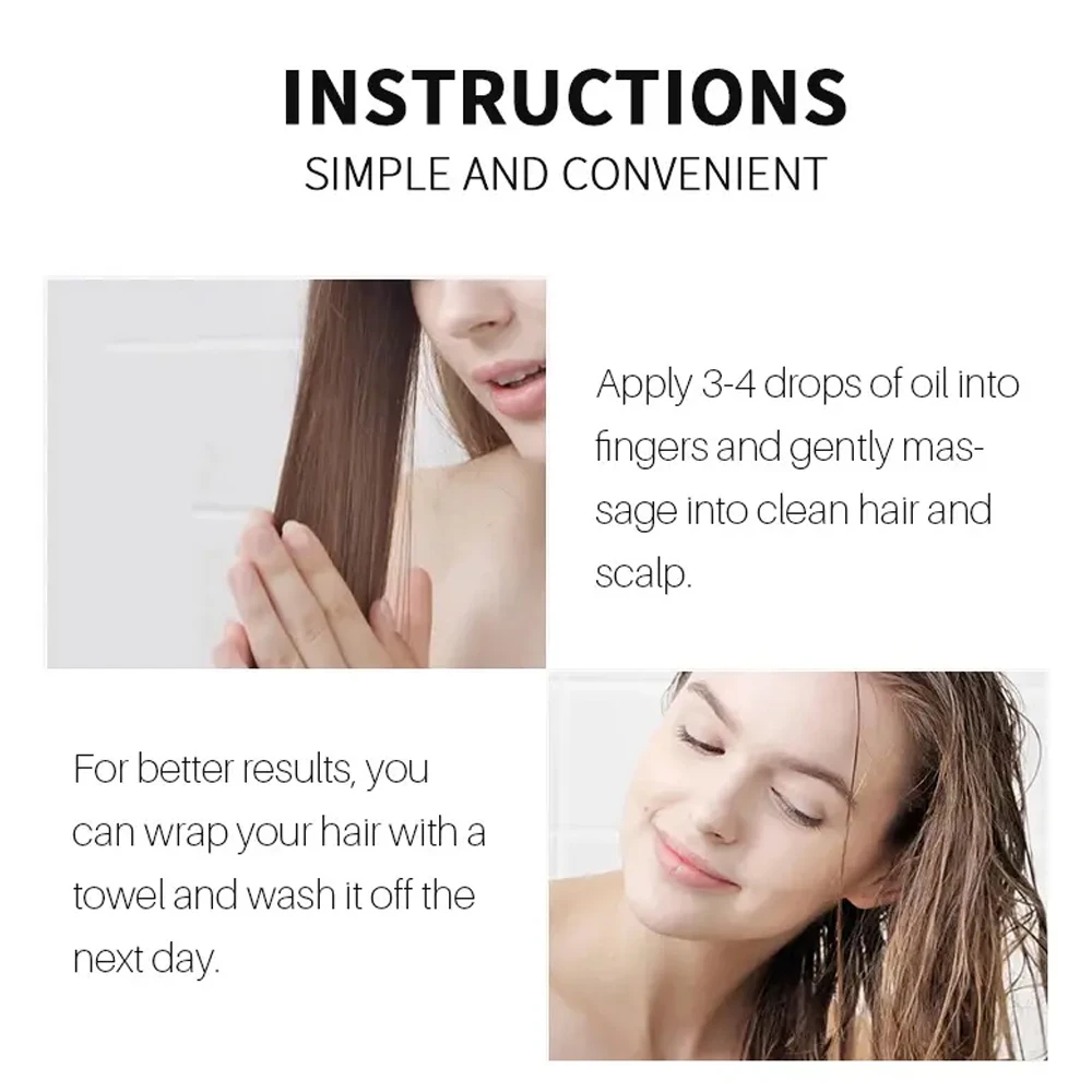 Private Label 59ML Anti Hair Loss Treatment Oil Nourishing Rosemary Avocado Oil with Mint for Scalp Skin Care Product
