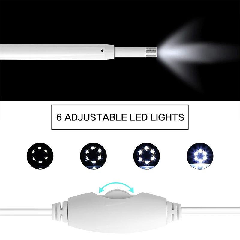 Wholesale Wifi Visual Earpick Hd Ear Wax Removal Led Ear Light Portable Camera Digital Video Otoscope