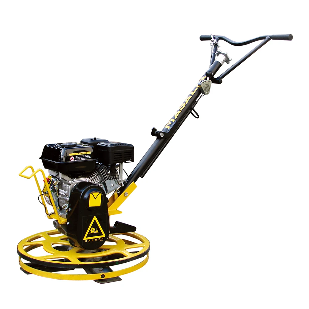 MASALTA Edging Power Trowel MT24 -4 Concrete Trowel Machine with engine Honda GX160 and One set of Combination Blade