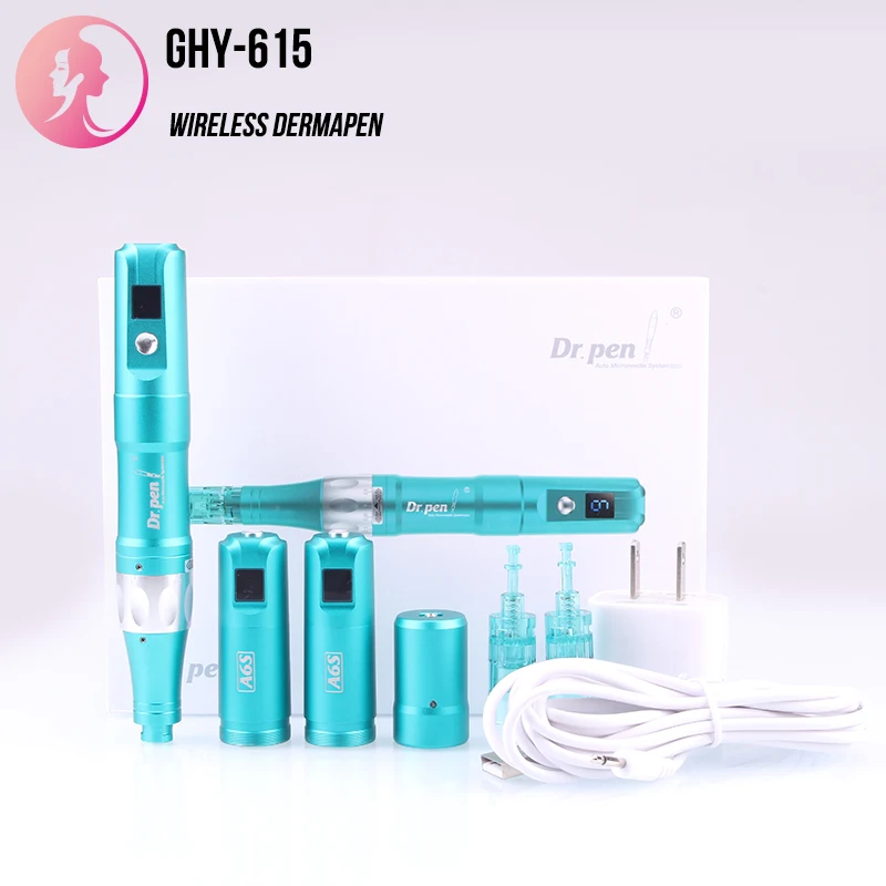 Customization Dermapen A6s with replacement battery Microneedle Therapy System Derma Pen with Display