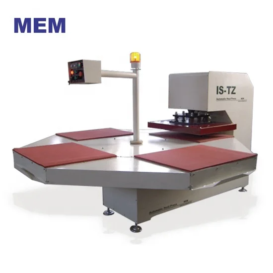 TZ 6080 Four stations 60*80 cm Semi Automatic clothes printing machine Easy Operation sublimation heat press machine