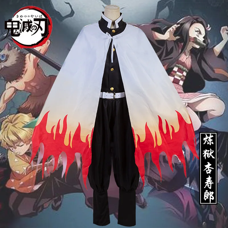 Аниме ecoparty: Kimetsu No Yaiba Zenitsu Giyu Tanjirou Kamado Nezuko косплей для женщин и мужчин костюм