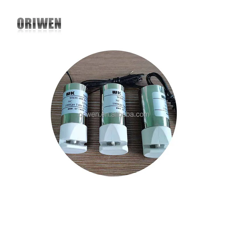 Oriwen Custom Economical ID 1.6mm OD3.2mm 12VDC NC Solenoid Pinch Valve