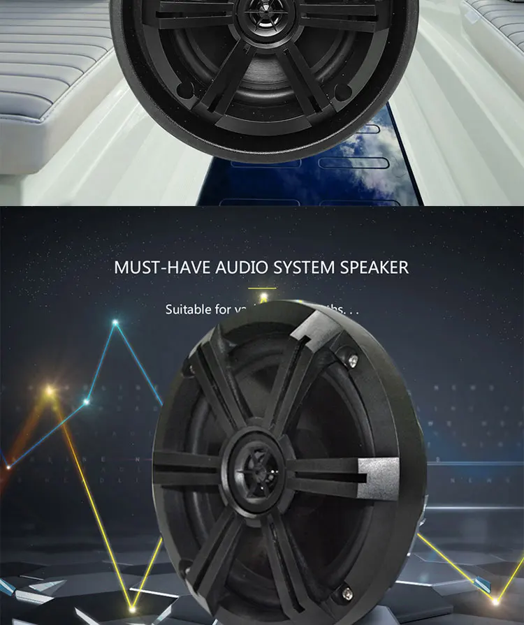 
Hot sell outdoor marine audio waterproof speaker 