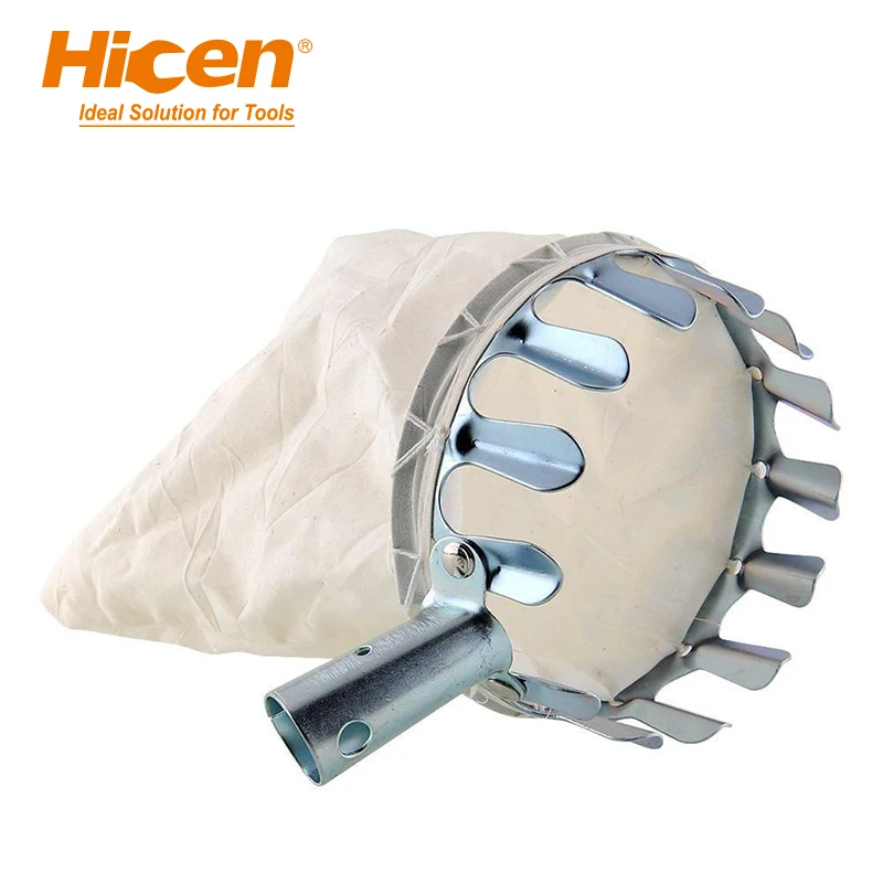 Garden Portable Metal Fruit Picker Tree Pruner Durable Convenient Fruits Picker Head Basket Fruits Catcher Picking Tool