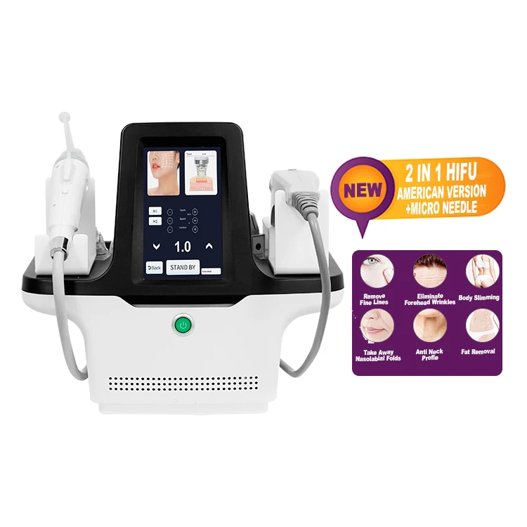Wholesale Face Lifting Hifu Beauty Machine For Hom Hifu 7d Facial And Body 7d From Korea 2 In 1 For Face Lifting Eye Care