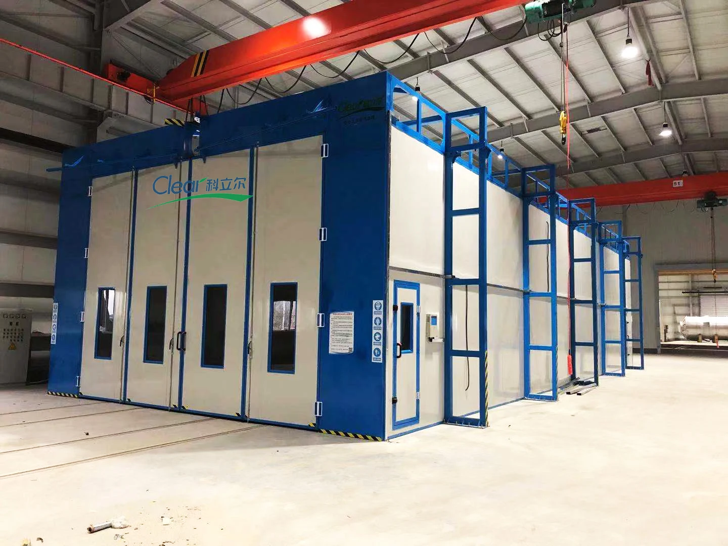 large big bus and truck spray paint booths for truck painting