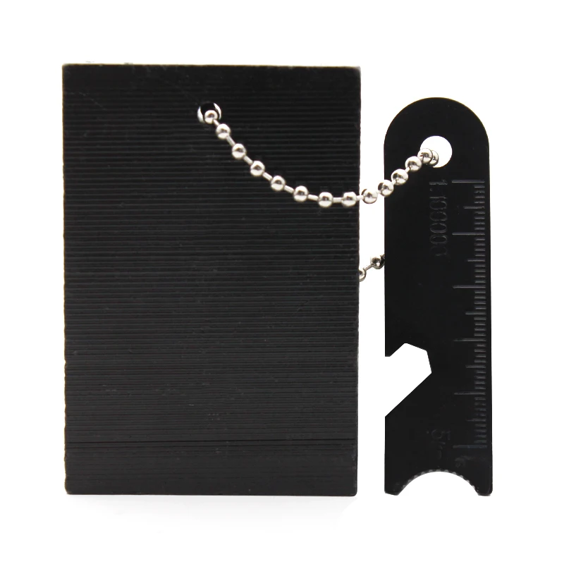 Emergency Equipment Outdoor Camping BBQ Square Cube Flint Fire Starter Key Chain Survival Rectangle Magnesium Block
