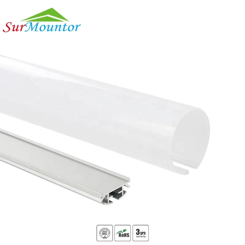 Подвесной светодиодный профиль из нержавеющей стали для подвесного освещения круглой формы 2 метра 30 Вт угол луча 250 градусов