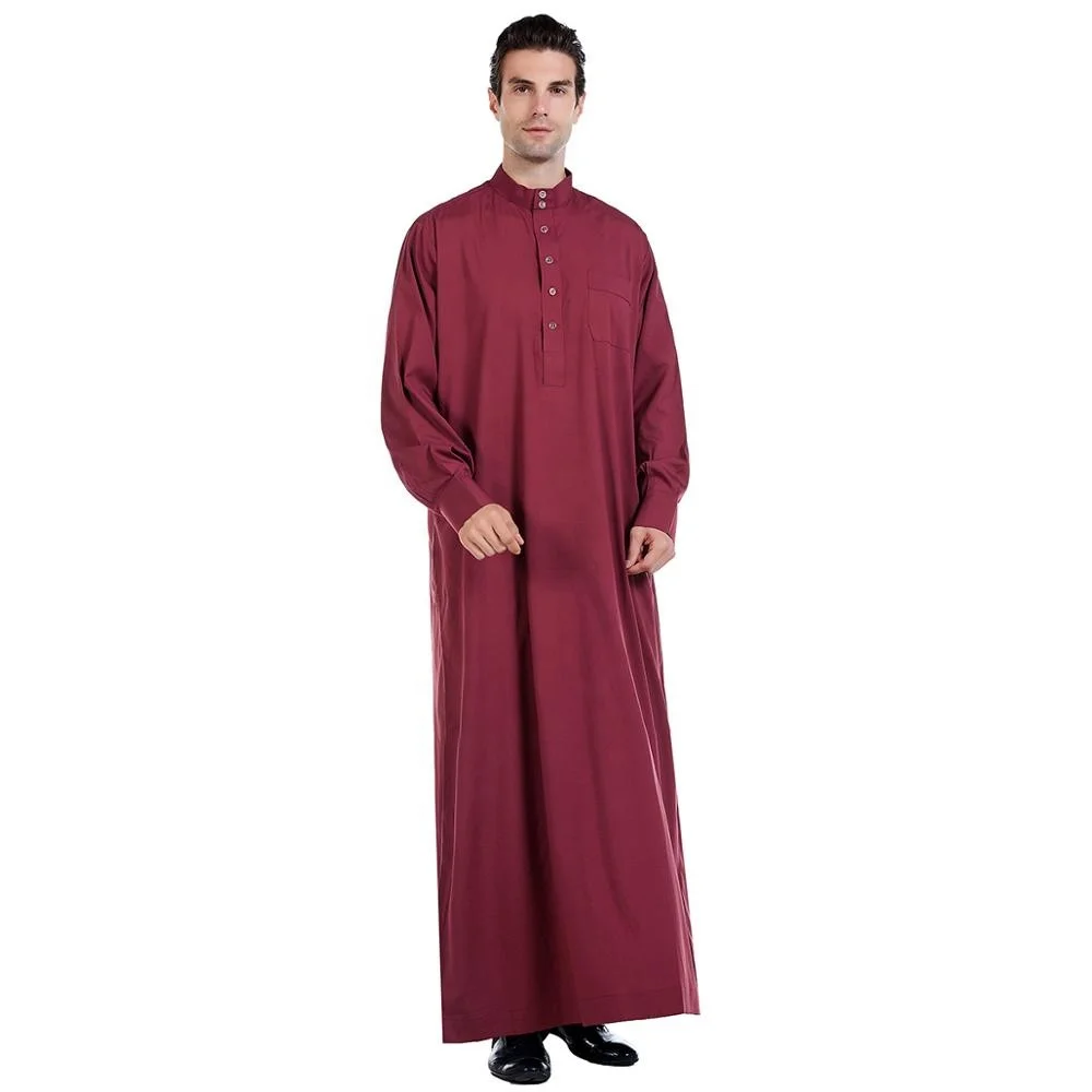 Men Muslim Middle East Saudi Arabia prayer robes men abaya clothes Muslim robes