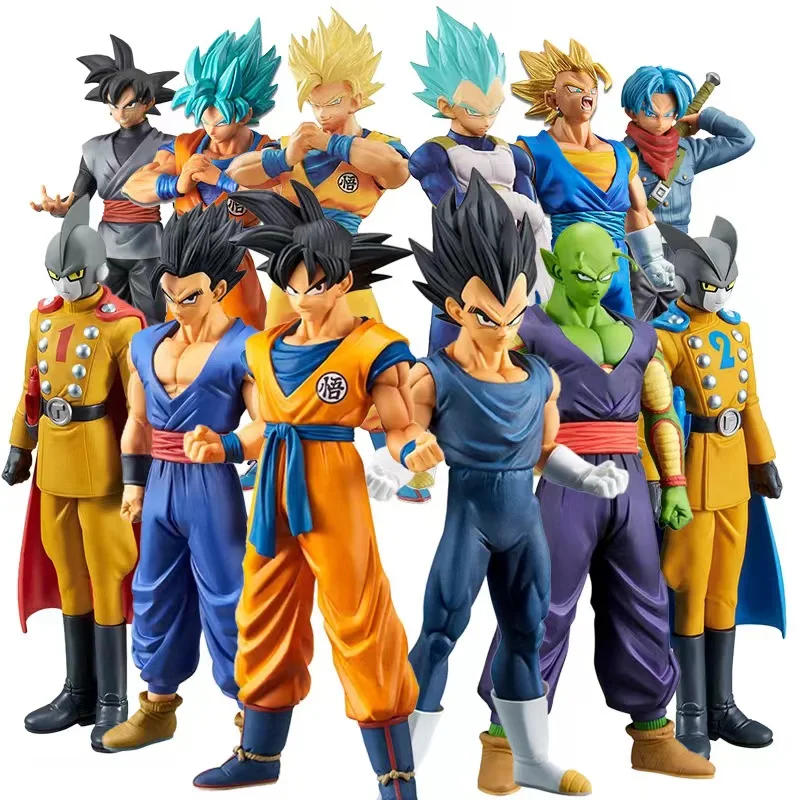 Super Saiyan Son Goku Vegeta Shenron Majin Buu PVC Anime Figure Statue Model Toy 20~30cm Unisex New Box Dragon Style Printed