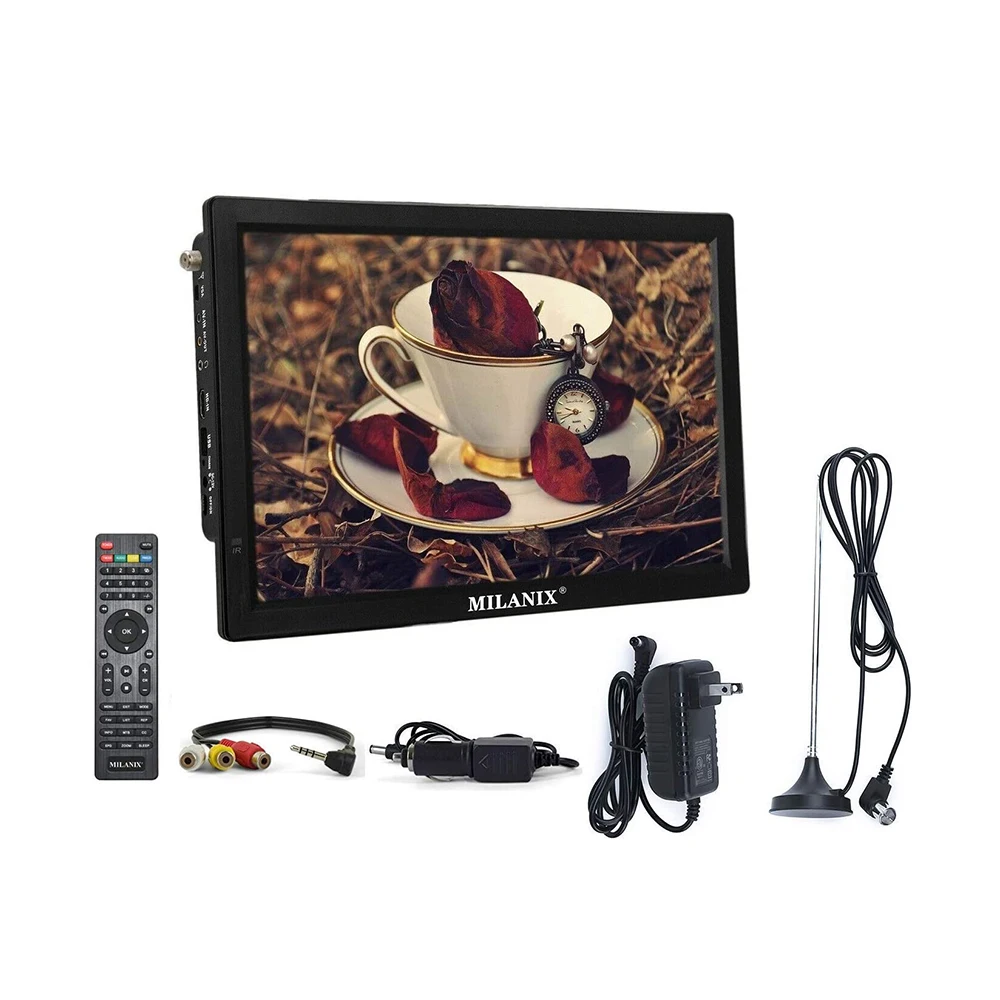 2021 Новая мода профессиональное производство Модный Современный портативный 14,1 дюймовый перезаряжаемый цифровой ЖК-телевизор