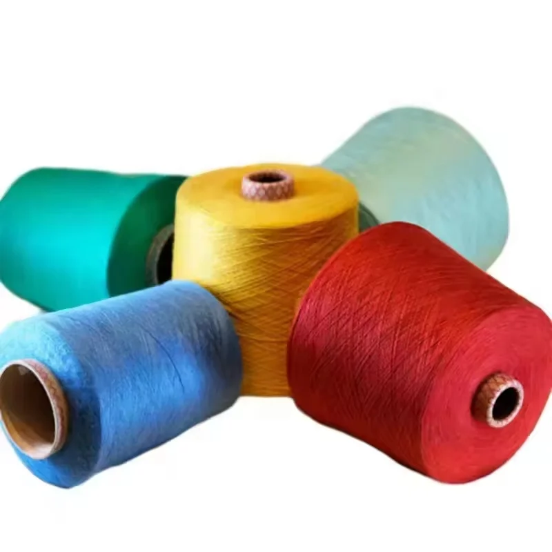 2024 Wholesale Custom 28s/1 100% Viscose Yarn Summer Comfortable Bright Silk Thread For Weaving Crochet Yarn Cooling Yarn