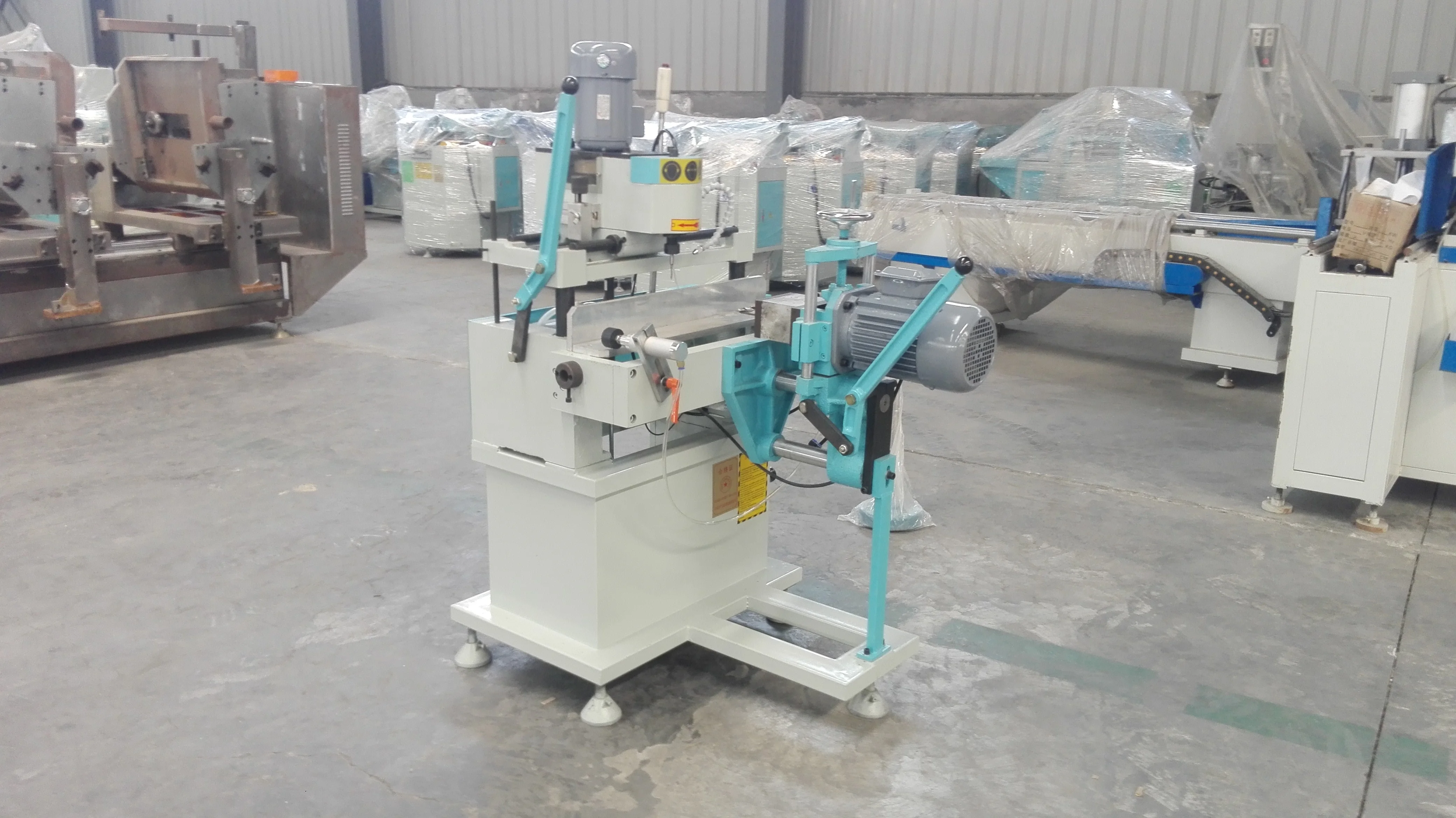 Mini Lock Hole Slot Processing Machine for Aluminum & PVC Door and Window Milling Machine