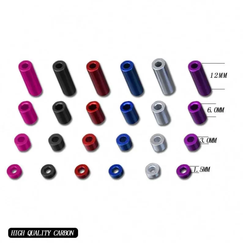 1.5/3/6/12mm Aluminum Standoff for Tamiya Mini 4WD RC Car Model