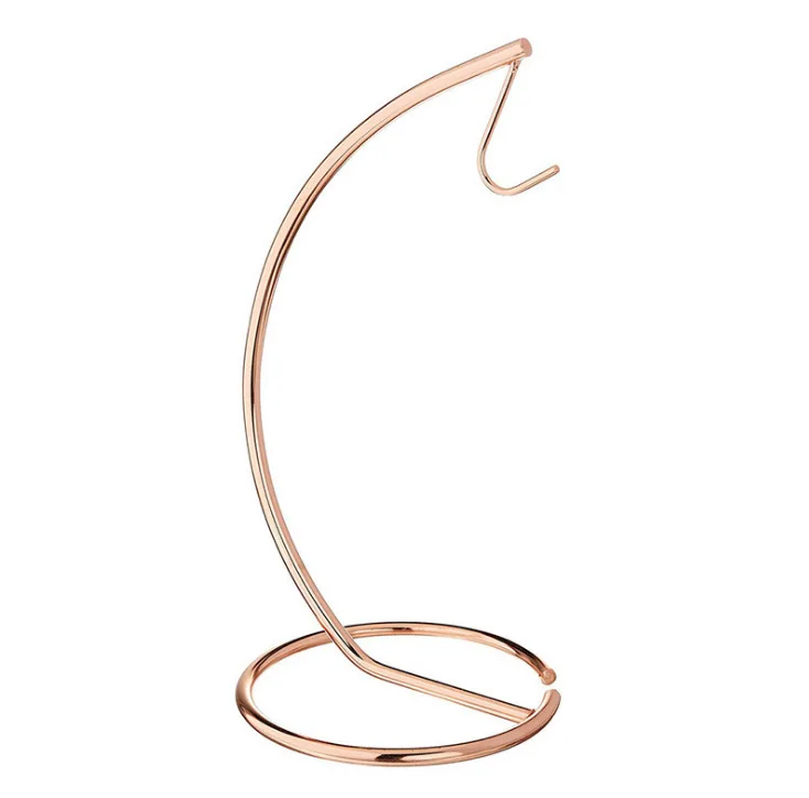 Banana Holder Hanger Stand Stable Metal Freestanding with Hook Modern Storage Design Banana Keeper