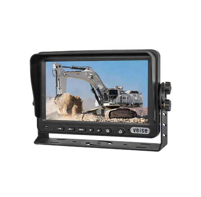 Rearview Monitor with Shockproof 7 inch IPS Screen Rearview Monitor With Detachable Sun Visor
