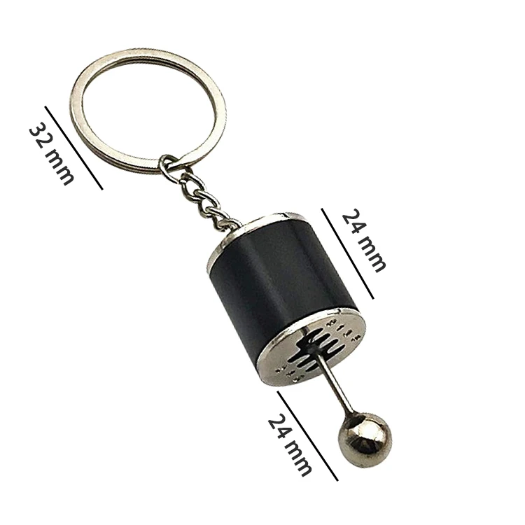 Low MOQ 5 Colors Speed Changing Box Llavero Manual Transmission Lever Keying with Custom Logo