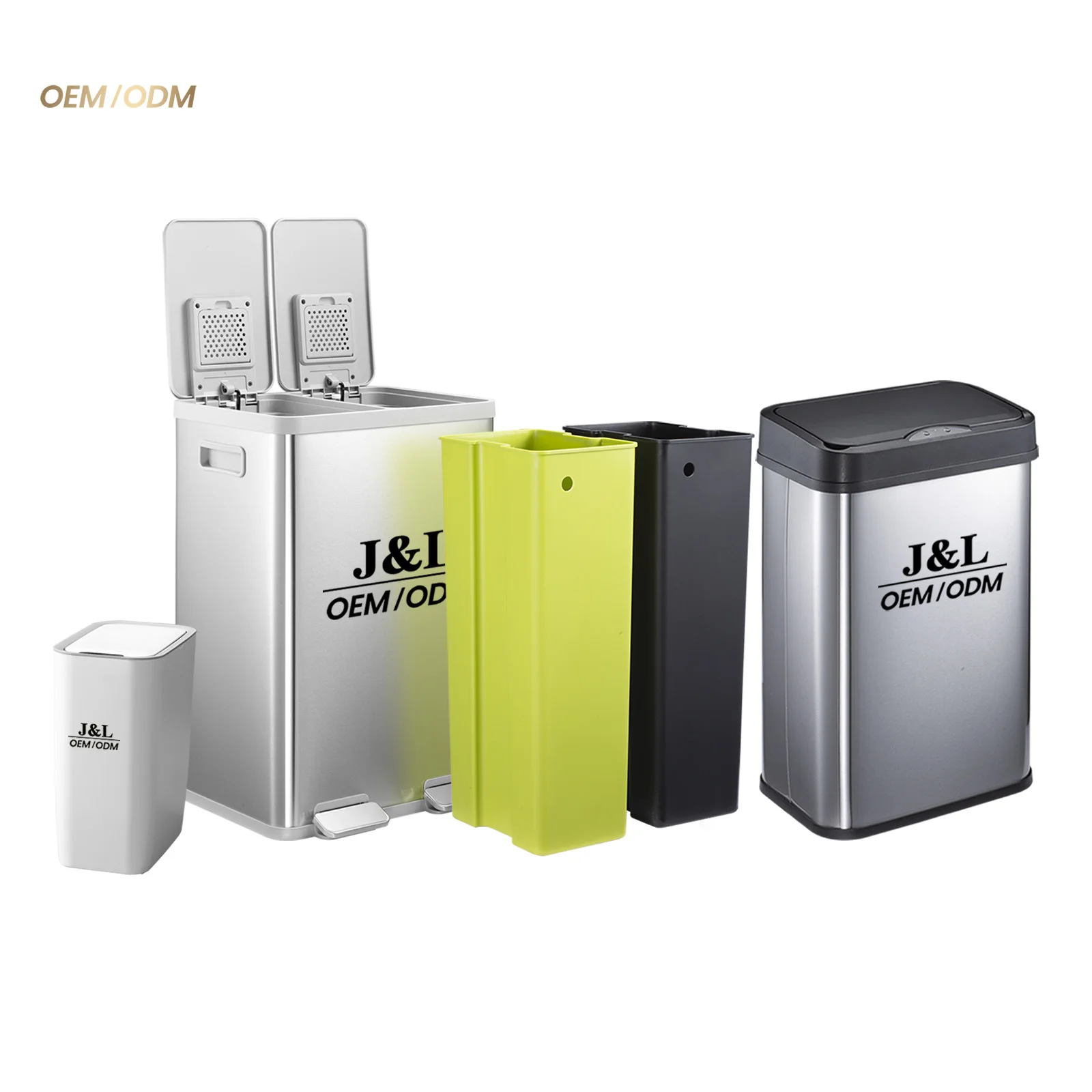 JILI Factory Price Small Capacity Household Trash Bin Durable Material Waste Can Fully 24 Hour Odor Isolation Enclosed Trash Bin