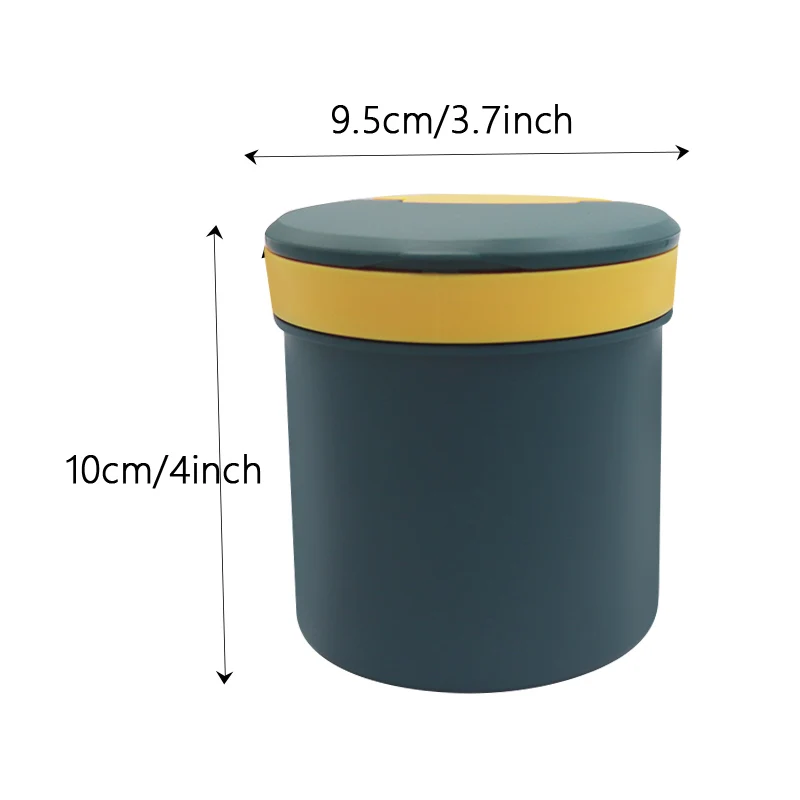 450ml Bpa Free Convenient Breakfast Plastic Soup Containers Packing With Folding Fork
