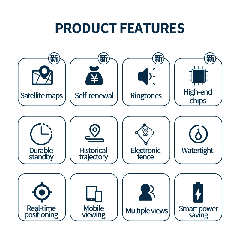 AHGUEP Brand GPS Tracker Waterproof Remote Control 4G Network LBS Positioning GSM Cattle Sheep Collar PC App Remote Monitoring