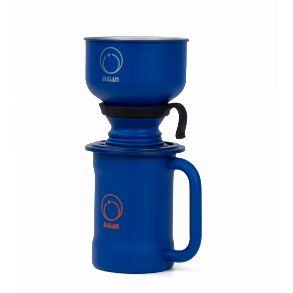 Stainless Steel Coffee Filter Metal Cone Filter Paperless Reusable Pour Over Coffee Filter Single Cup Coffee Maker Set