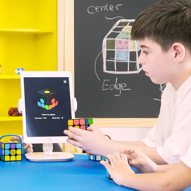 Giiker i3SE 3x3 Super Magnetic Cube Avec APP Sync Puzzle Toys Cube Connexion wireless Magic Puzzle Educational Toy